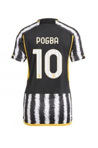 Fotbalové Dres Juventus Paul Pogba #10 Dámské Domácí Oblečení 2023-24 Krátký Rukáv